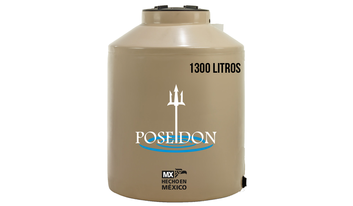 Tinaco Poseidón 1300 litros
